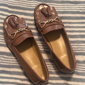 Talbots Tan Tassel Loafers for Women